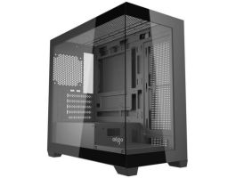 Darkflash C218M számítógépház + 6 ARGB ventilátor (fekete) (C218M BLACK)
